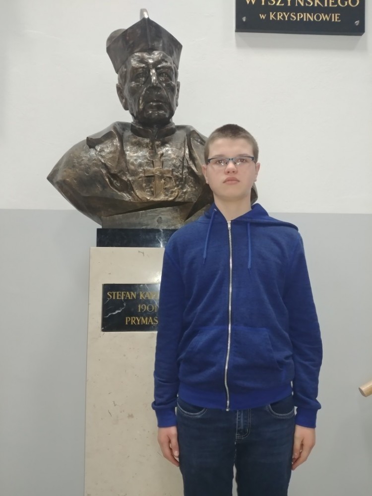 Sukces ucznia ze Szkoły Podstawowej w Kryspinowie!