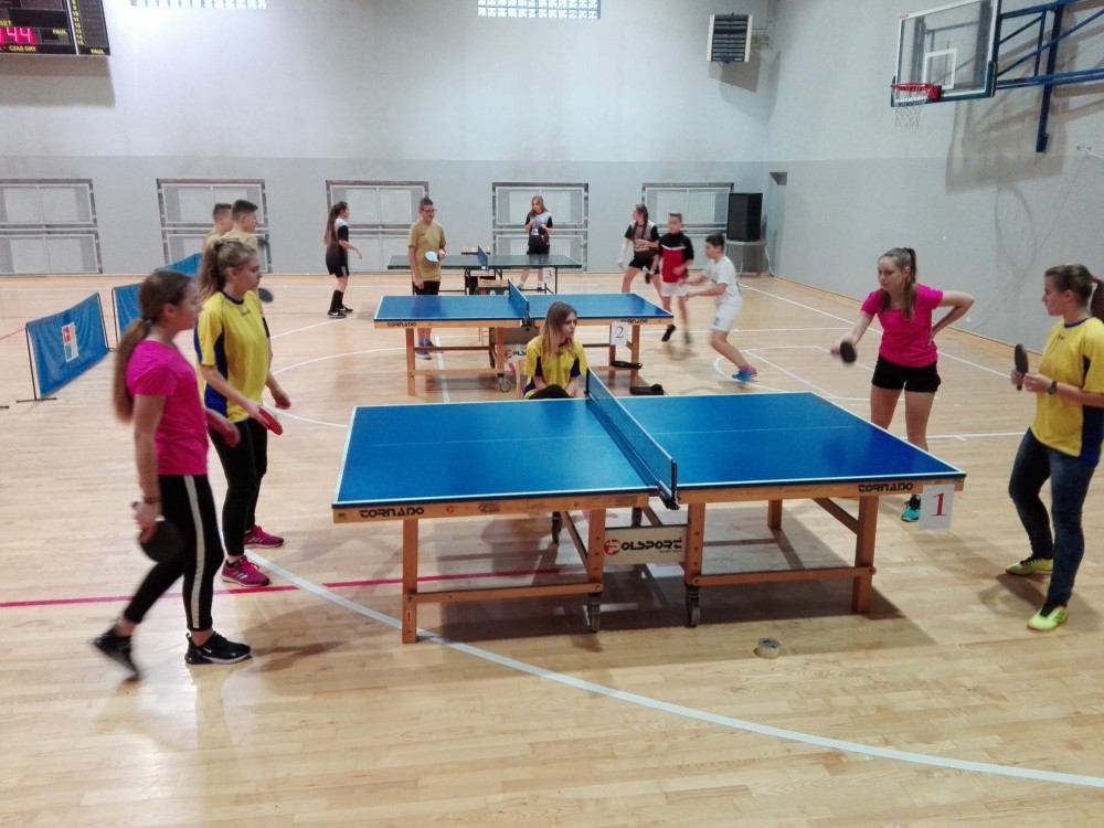 Mistrzostwa Powiatu Krakowskiego w drużynowym tenisie stołowym