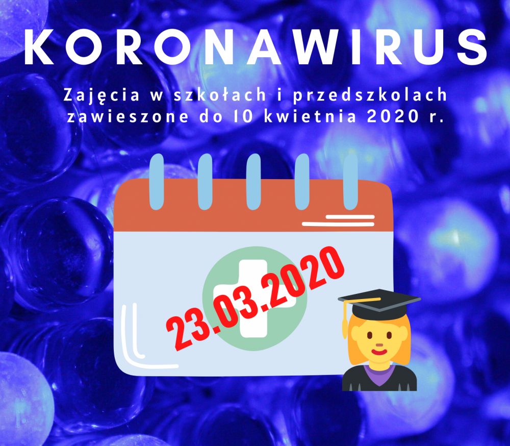 Termin zawieszenia zajęć w szkołach i przedszkolach został przedłużony do 10 kwietnia 2020 r.