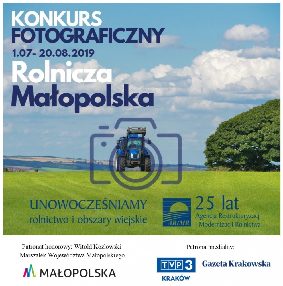 Konkurs fotograficzny „Rolnicza Małopolska” z okazji 25-lecia Agencji Restrukturyzacji i Modernizacji Rolnictwa